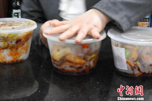 包裝外賣。受訪者供圖