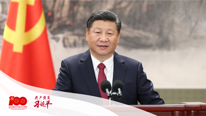 2017年10月25日，習(xí)近平等十九屆中共中央政治局常委同中外記者見面。這是習(xí)近平發(fā)表重要講話。