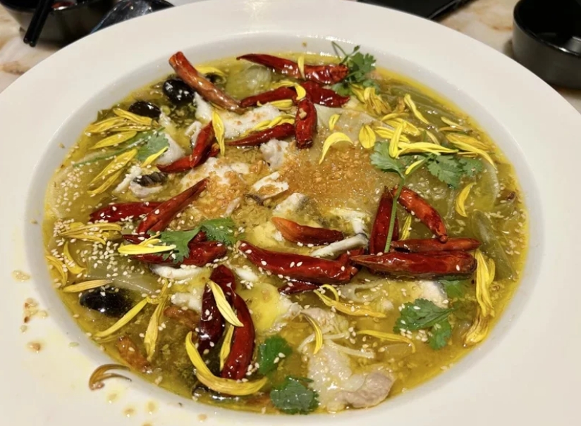 圖為酸菜魚。圖片來源：臺(tái)灣《聯(lián)合報(bào)》宋健生攝。