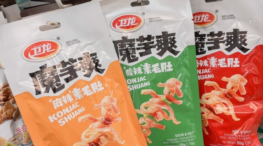 圖為魔芋爽。圖片來源：臺(tái)灣《聯(lián)合報(bào)》楊雅婷攝。